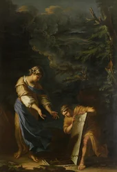 Theseus hebt den Stein